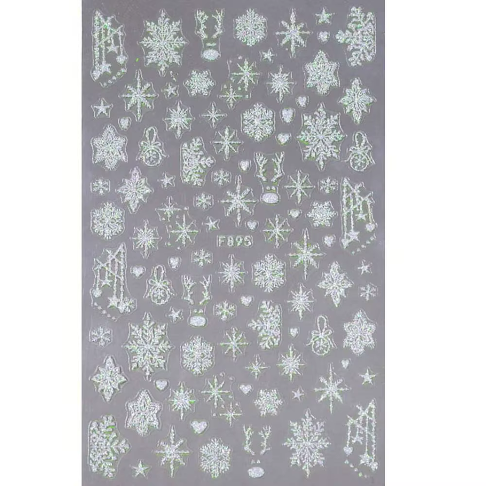 Accessoires de manucure pour Nail Art de noël, autocollants pour ongles de noël, décorations pour Na