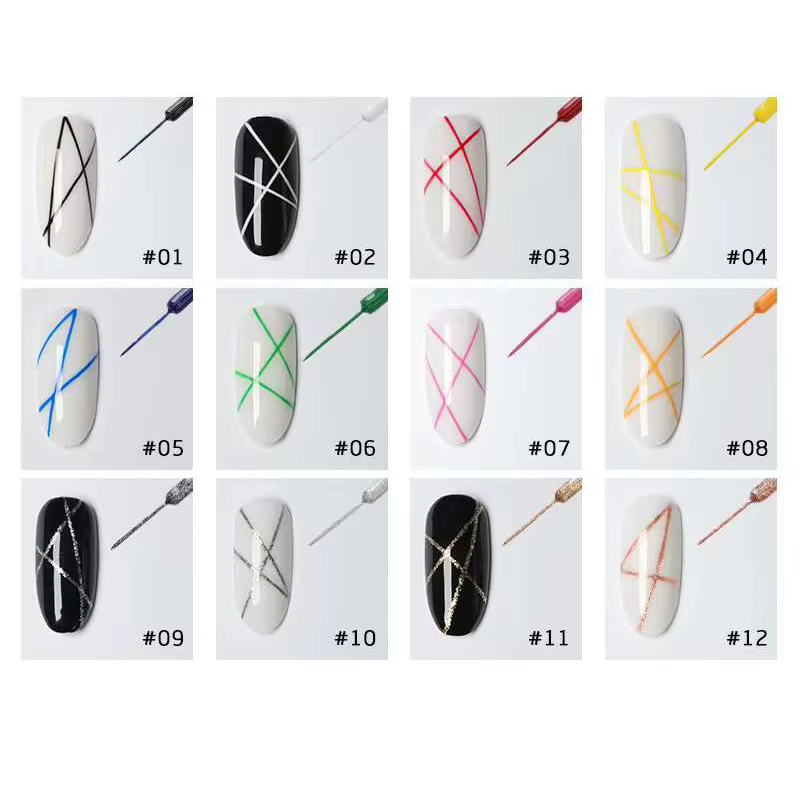 VINtenstein-Verhéritage à ongles gel UV, ensemble de 12 pièces, art de manucure et de pédicure