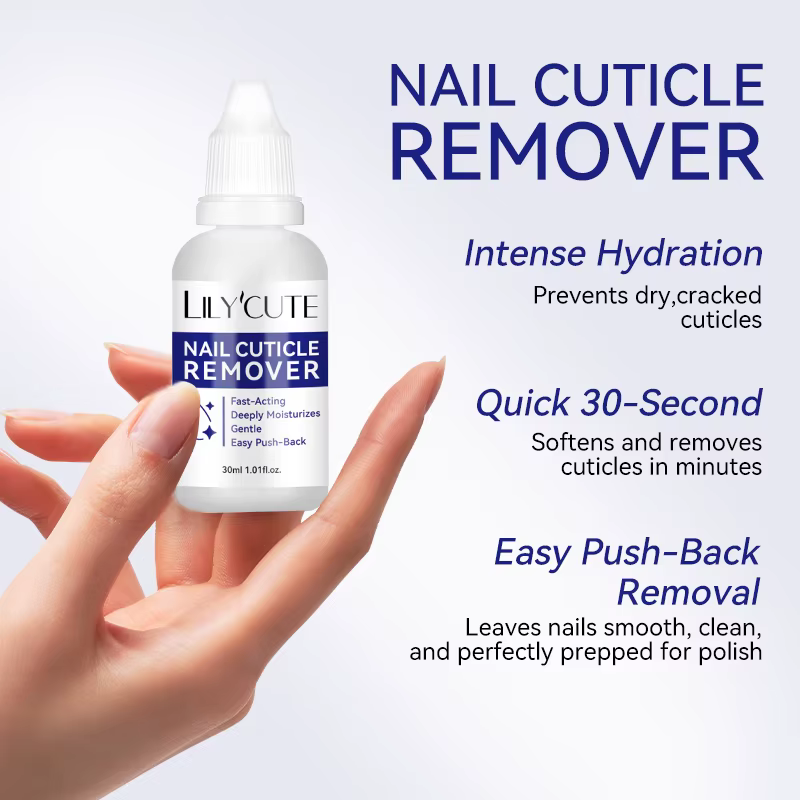 LILYCUTE 30ml dissolvant de cuticules Gel adoucissant rapide pour les ongles peau morte dissolvant d