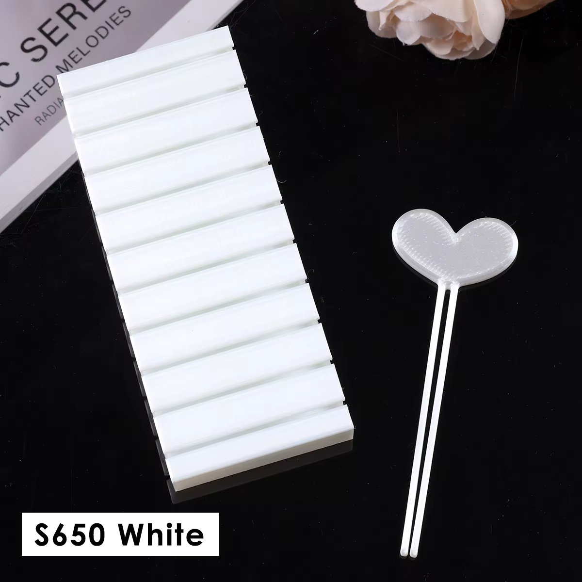 Boîte de rangement rotative pour feuilles de transfert d'ongles, organiseur d'accessoires pour slide
