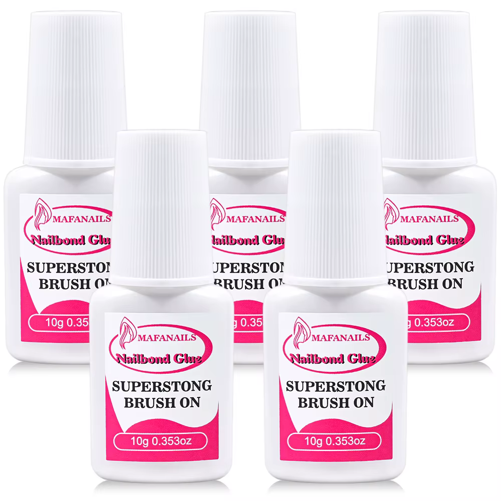Colle à ongles pour pointes d'ongles, 10g, presse la plus forte (2/3/7/8/10ml), brosse à ongles sur 