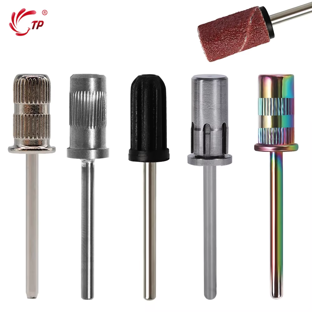 Foret à ongles en acier inoxydable, capuchon de meulage de pédicure, outils professionnels pour Salo