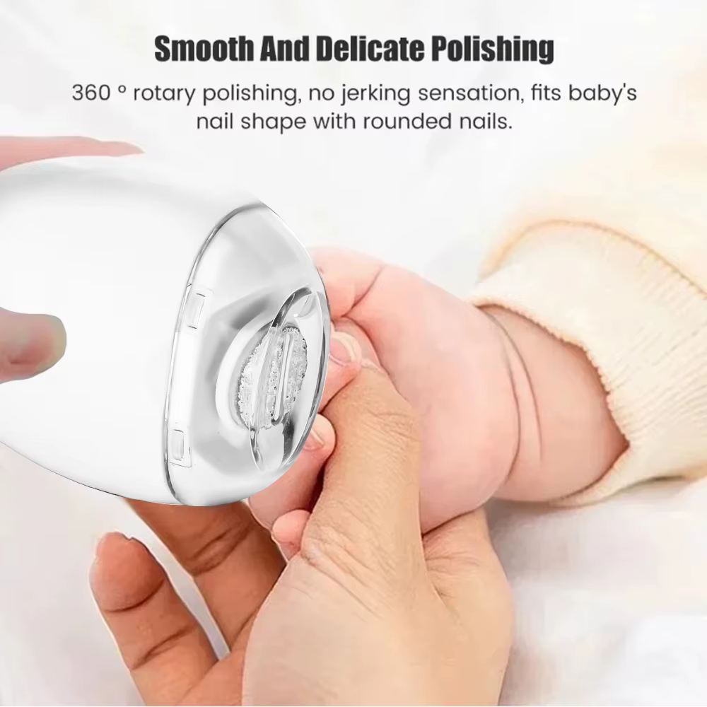Coupe-ongles électrique 2 en 1 avec lumière LED, lime à ongles automatique, coupe-ongles pour bébé,
