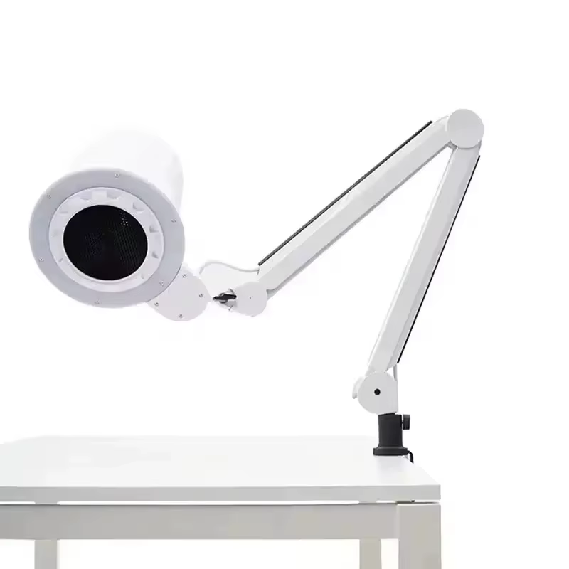 Lampe sans ombre + collecteur de poussière d'ongles 2 en 1 - Produit OEM professionnel 4Blanc pour s