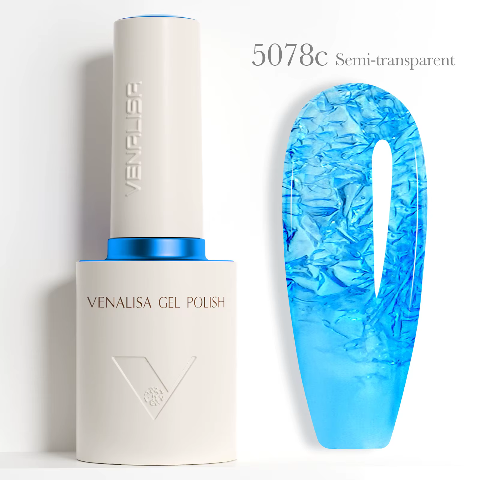 VENALISA 10ml vernis à ongles été ongles gelée couleur Semi Transparent nouvelle formule végétalienn