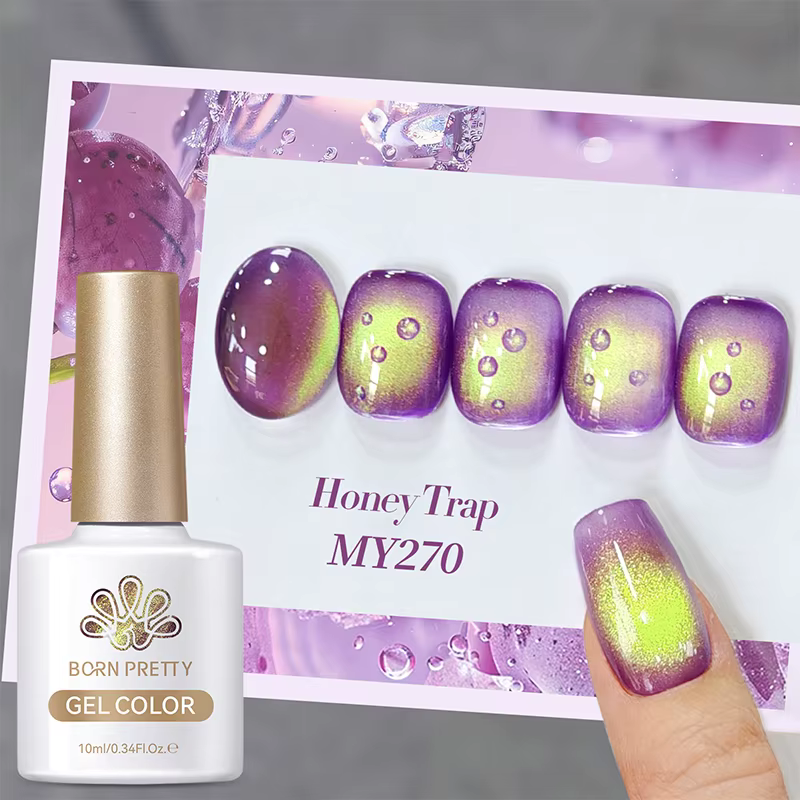 BORN PRETTY 10ml été Fruit chat Gel magnétique vernis à ongles 2025 nouvelles perles de verre de goy