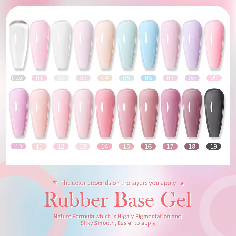 BORN PRETTY vernis à ongles Gel à Base de caoutchouc rose laiteux paillettes 15ml vernis Semi-Perman