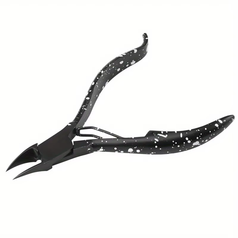Pince à cuticules pour ongles incarnés noirs, coupe-bord, ciseaux de manucure, outil de pédicure, di
