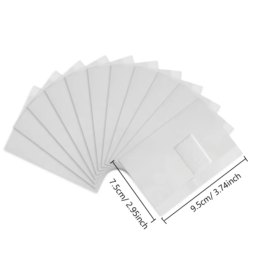 100 pièces sac feuille d'aluminium Nail Art tremper le vernis à ongles enlèvement enveloppes serviet
