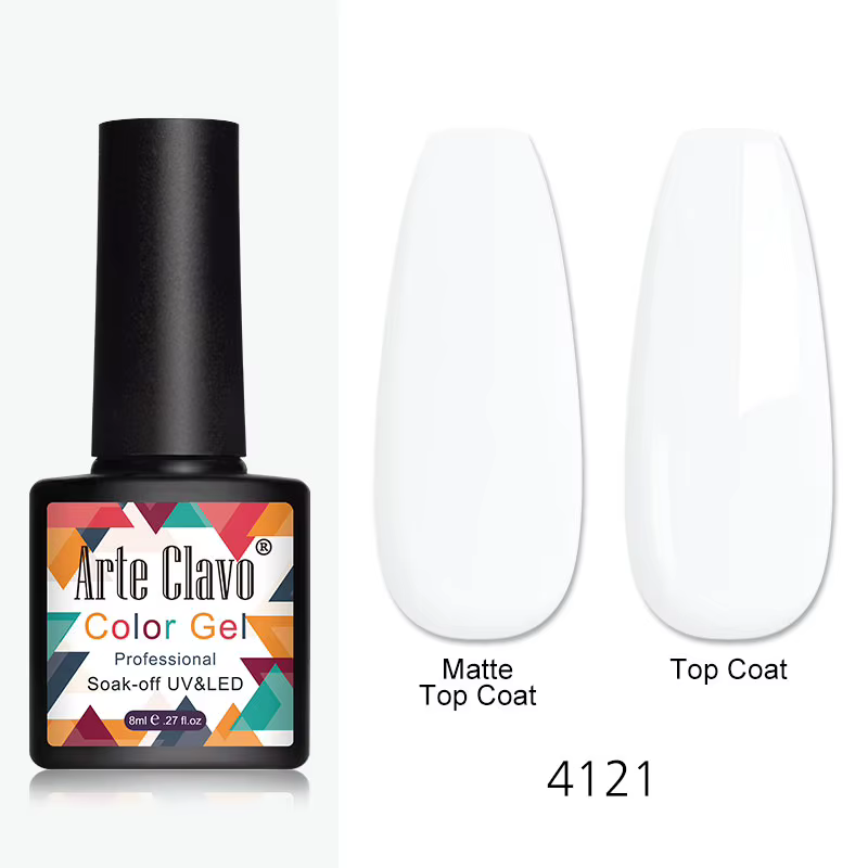 Vernis à ongles en gel Arte Clavo 8ml Rose, Rouge, Violet, Bordeaux pour Nail Art, Soak Off UV LED, 