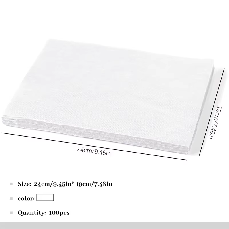 100 feuilles filtre collecteur de poussière d'ongle aspirateur d'ongle collecteur papier filtre Nail