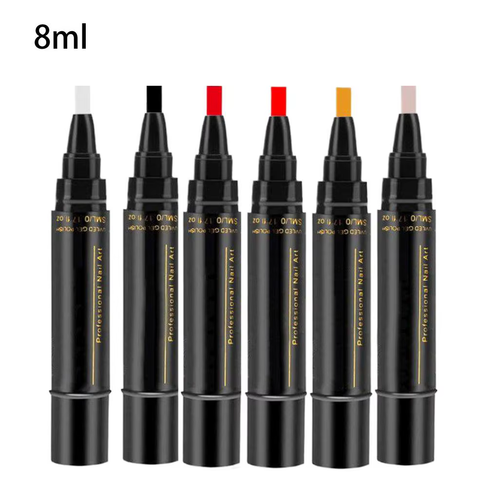 Stylo Graffiti pour Nail Art, 6 pièces, marqueur pour ongles, dessin de lignes abstraites, détails f