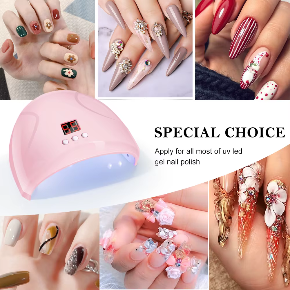 LULAA lumière LED lampe à ongles Portable Gel vernis lampes de séchage UV lampe de poche à durcissem