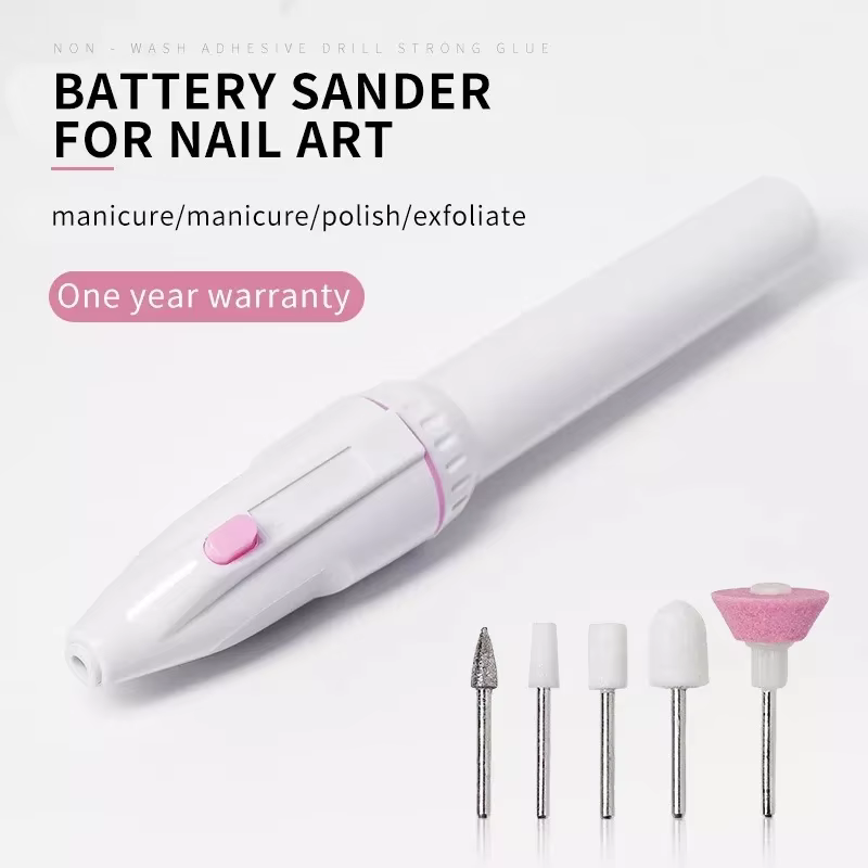 Polisseuse à ongles MINI Kit de perceuse à ongles électrique manucure pédicure meulage polissage Nai