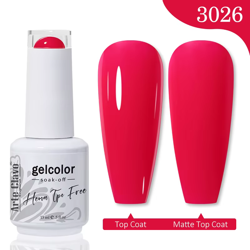 Vernis à ongles gel Arte Clavo Printemps-Été, couleur magnifique, 15 ml, semi-permanent, à retirer p