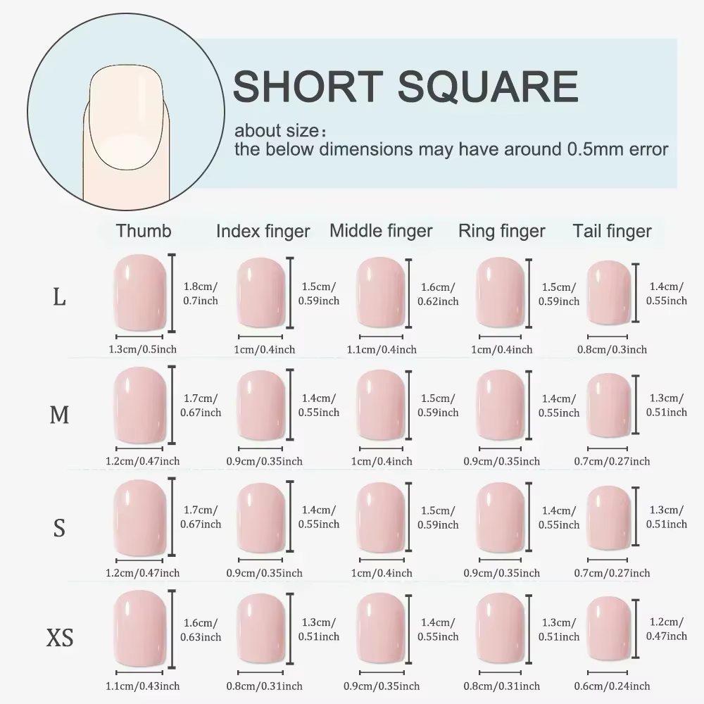 Faux ongles à pression faits à la main, bleu glace, étoile d'océan, Texture transparente, pour femme