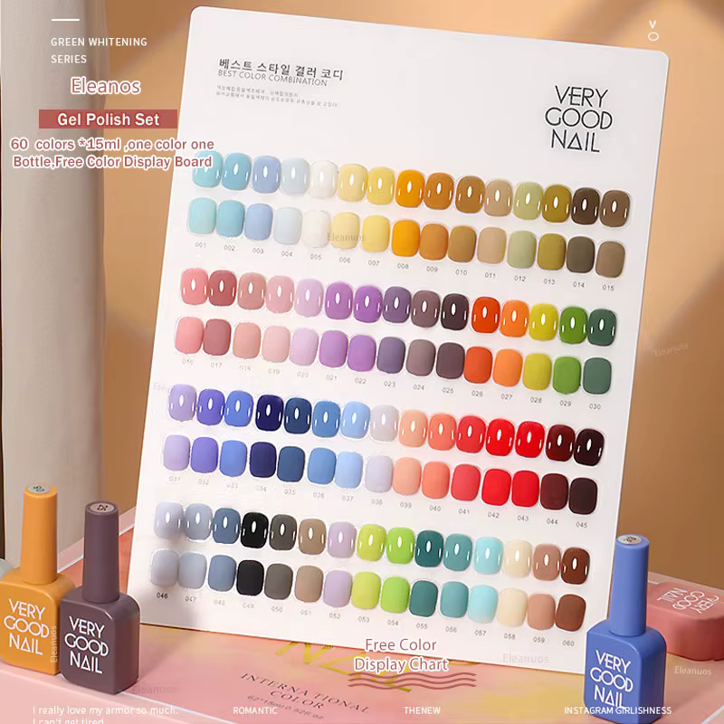 Eleanos-Kit de Verhéritage à Ongles Gel UV LED, Très Bon, Flcopropriété Différent, pour Salon de Man