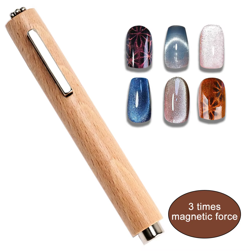 Bâton magnétique multifonctionnel 3 en 1 pour ongles, œil de chat, 130mm, vernis Gel Super puissant,