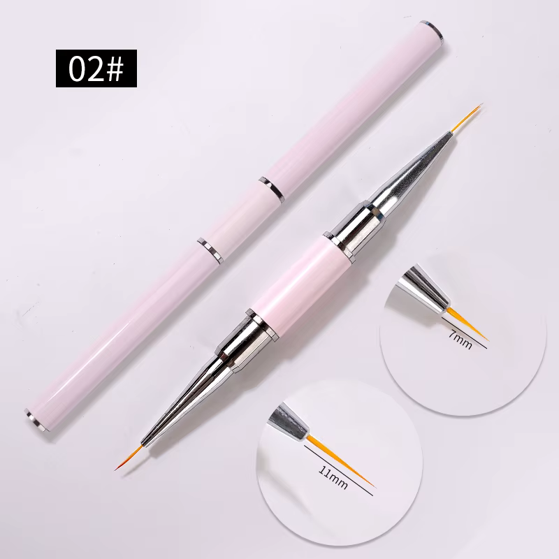 Brosse professionnelle pour Nail Art, doublure fine pour manucure, ensemble de pinceaux de décoratio