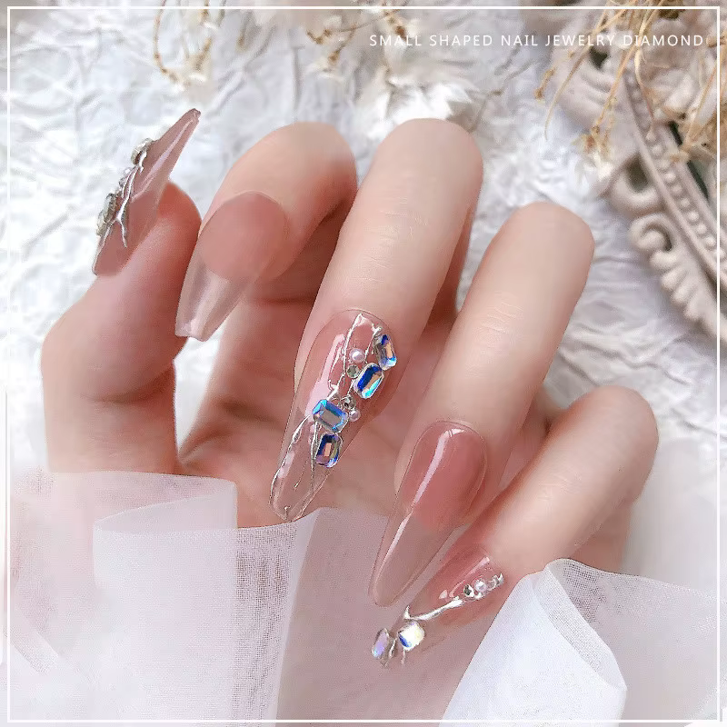 200/100 pièces cristal ongles strass AB breloques de luxe Nail Art Flatback gemmes pour 3D décoratio