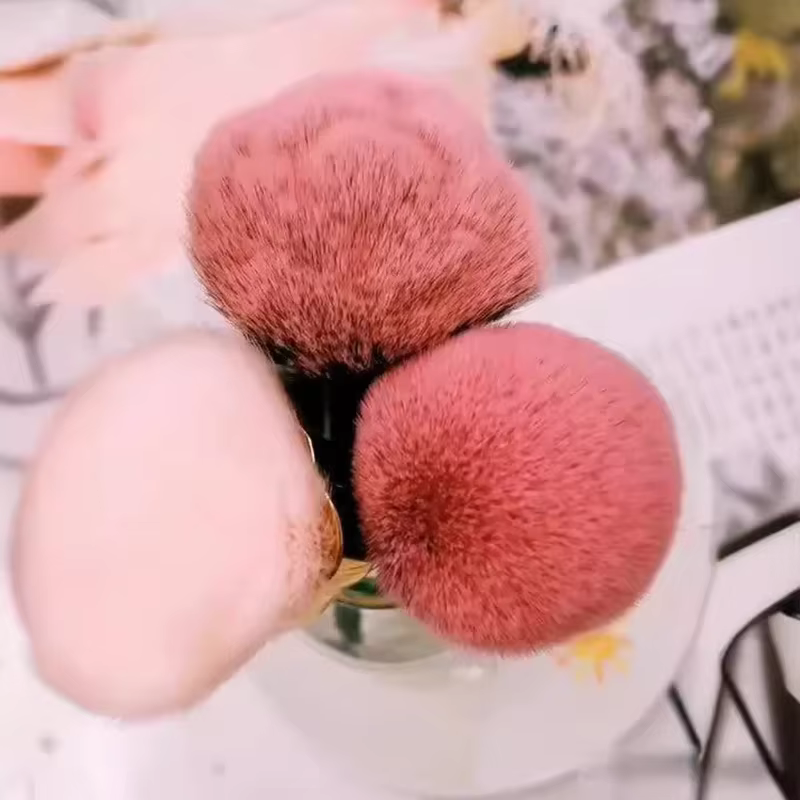 Brosse pour Nail Art, fleur Rose, pour enlever la poussière des ongles, acrylique, Gel UV, vernis, p