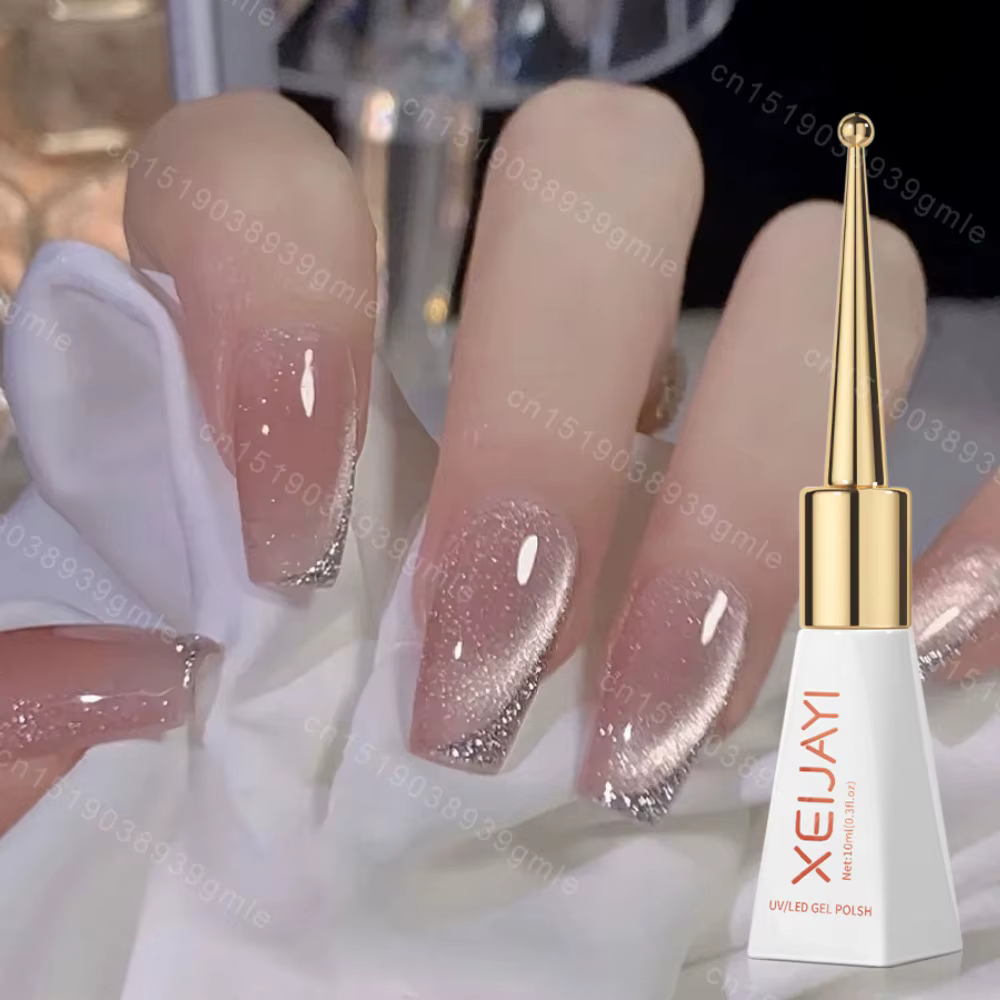 Vernis à ongles Gel magnétique en céramique œil de chat rose vernis Semi-Permanent Uv pour les profe