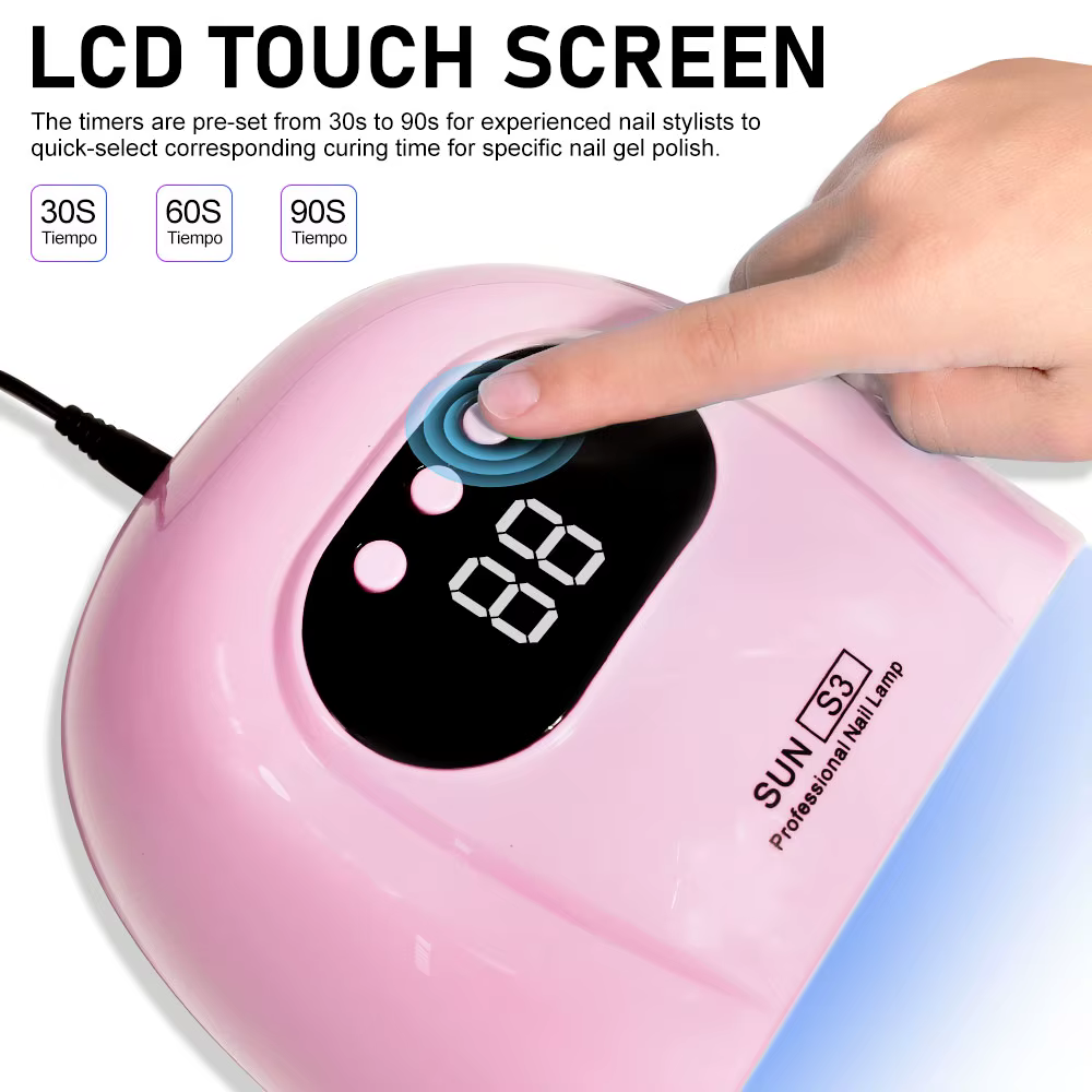 24/6 LED lampe UV pour ongles Gel vernis séchage avec affichage LED et détection de mouvement profes
