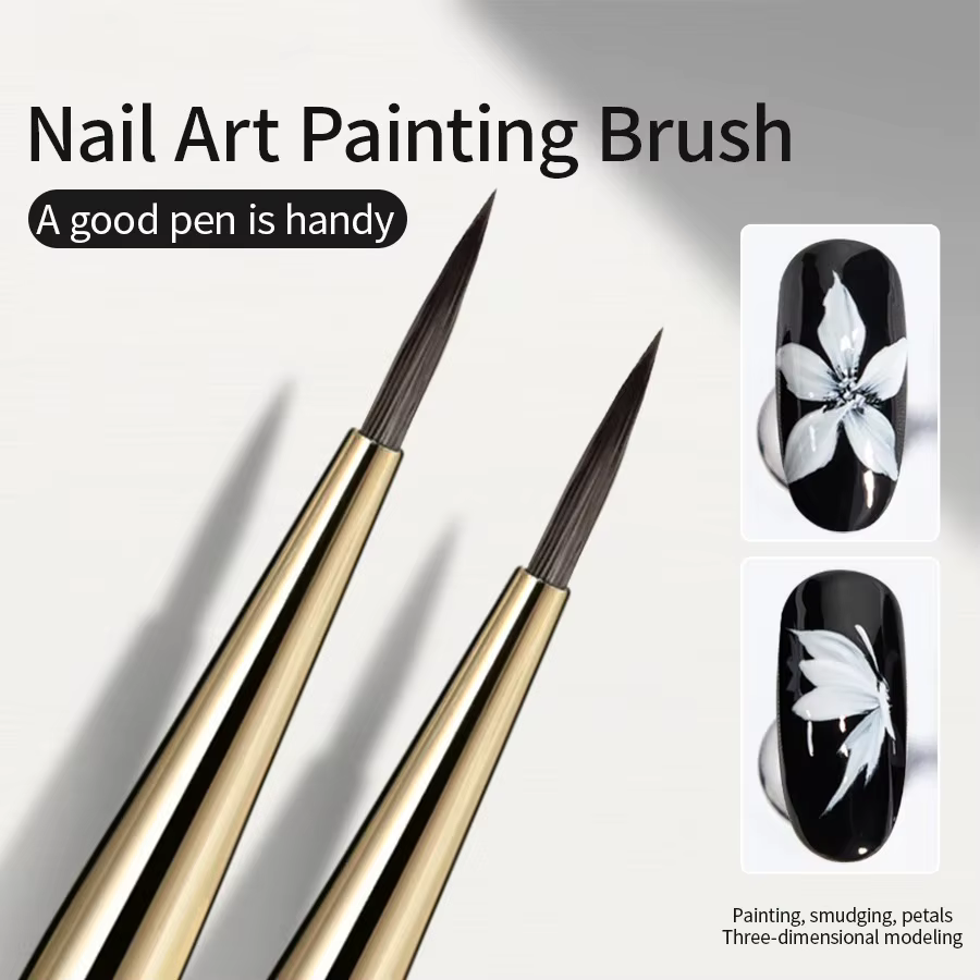 Pinceaux de peinture artistique, stylos à lignes acryliques, pinceaux pour rayures, grilles, fleurs,