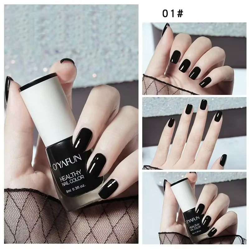 Vernis à ongles sans cuisson, déchirable, séchage rapide, Normal, sans lampe, paillettes, vernis UV,