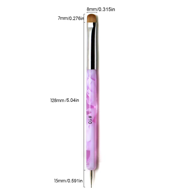 Pinceau de manucure française, accessoire professionnel