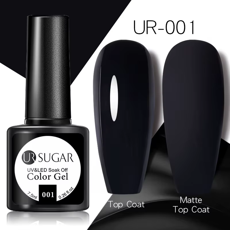 UR SUGAR 7.5ml Rose paillettes couleur unie Gel vernis à ongles gelée nu Rose Semi Permanent bricola