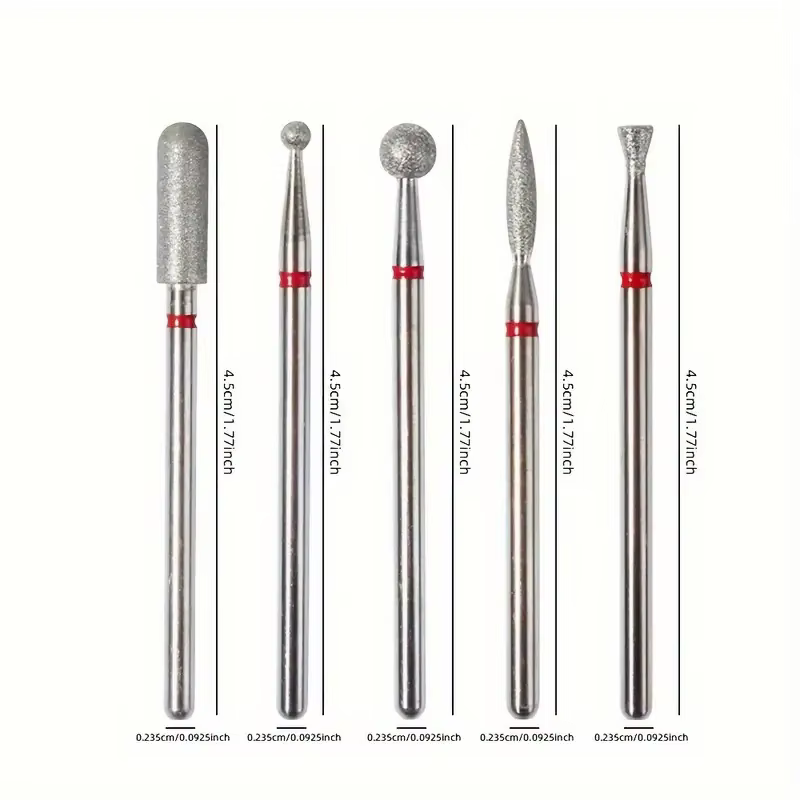 Foret à ongles en diamant, fraise pour manucure, fraise rotative électrique, outils pour cuticules,