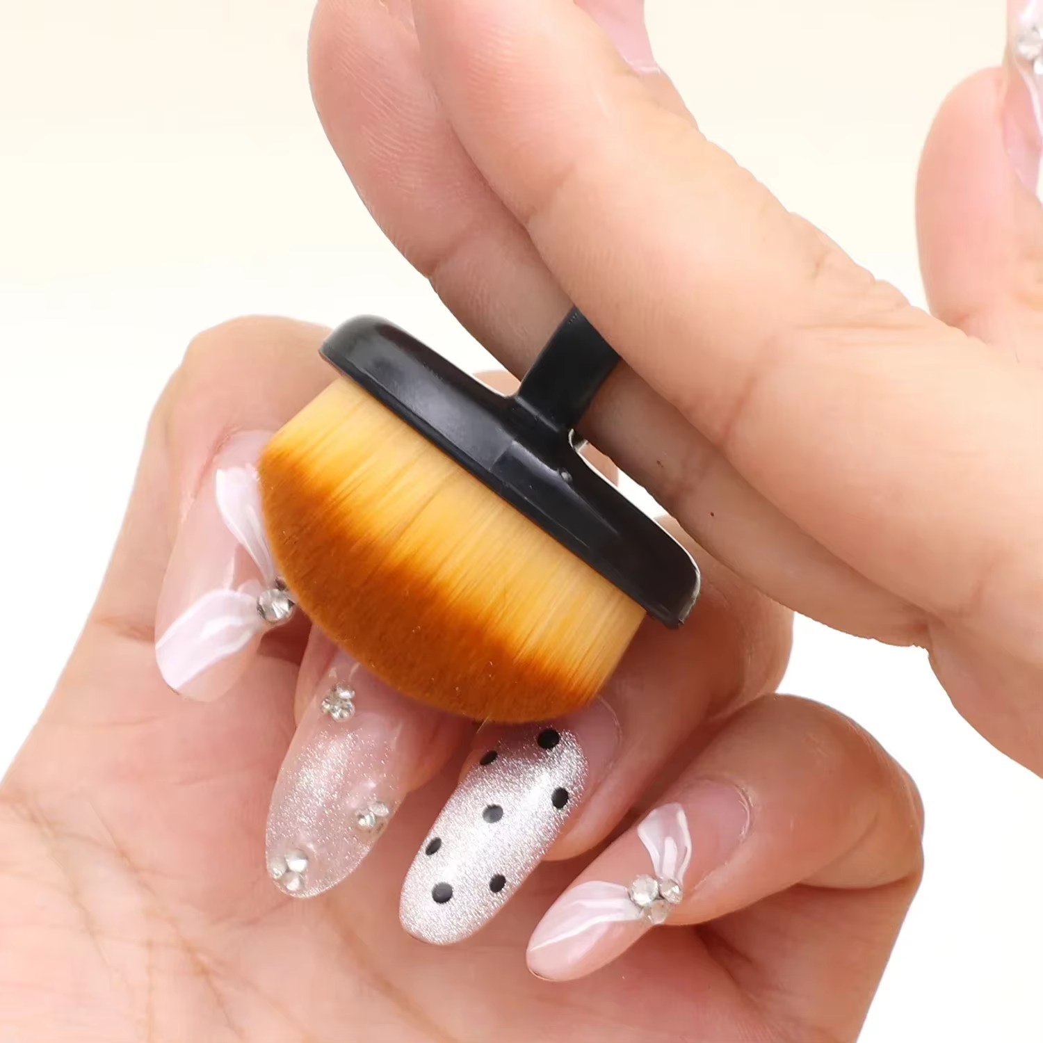 Brosses à ongles professionnelles, 10 pièces, nettoyant pour la poussière, brosse douce et délicate 