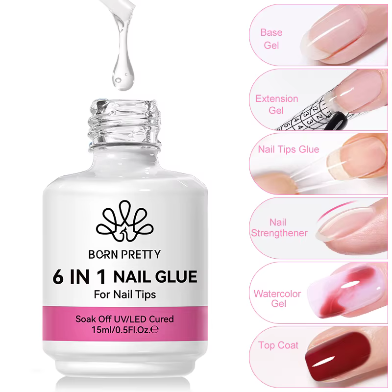 BORN PRETTY 15ml Super couche pour vernis à ongles Gel 45 jours Gel de renfort Bulider Gel de Base l