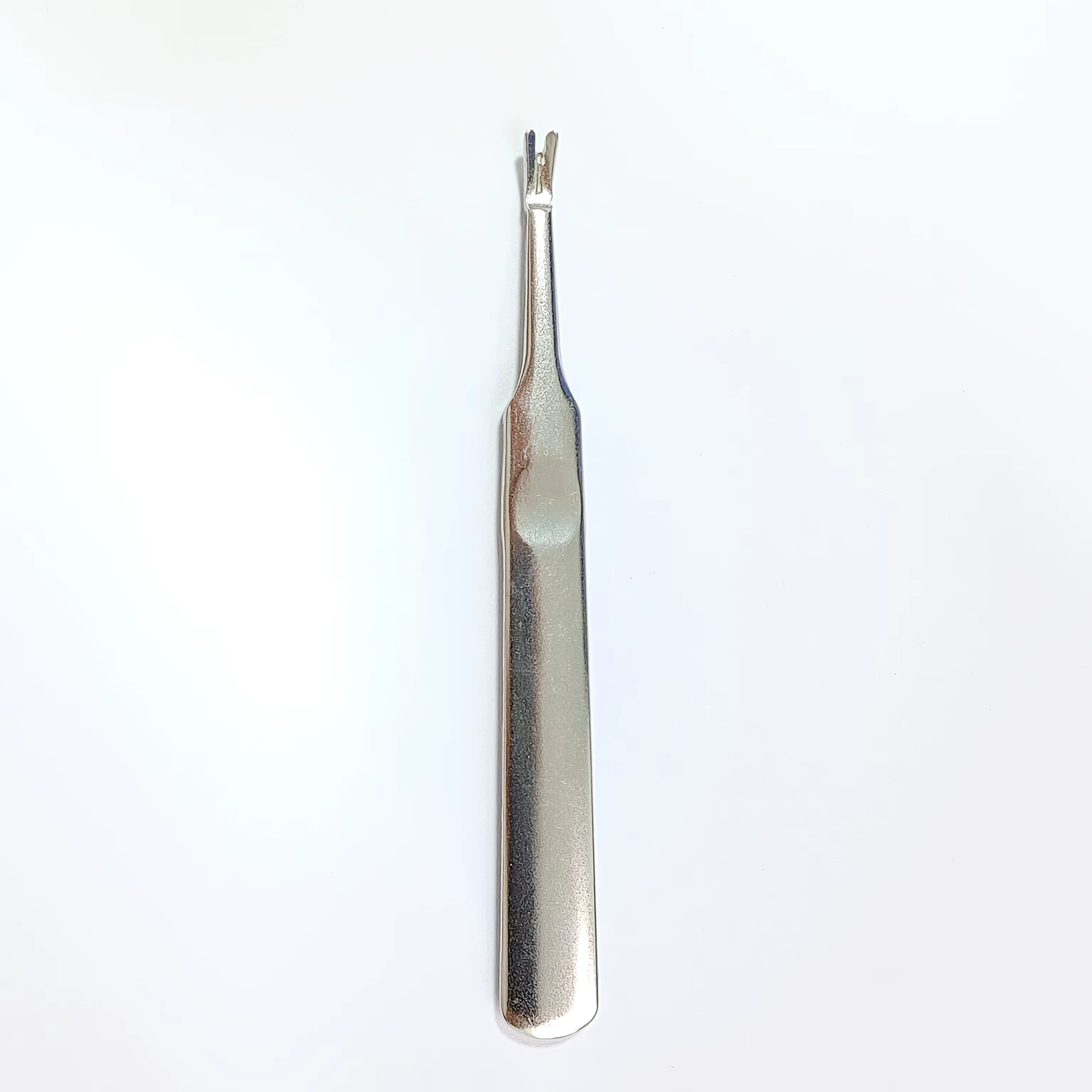Nettoyeur de cuticules professionnel en acier inoxydable argenté, poussoir de fourchettes, outils d'