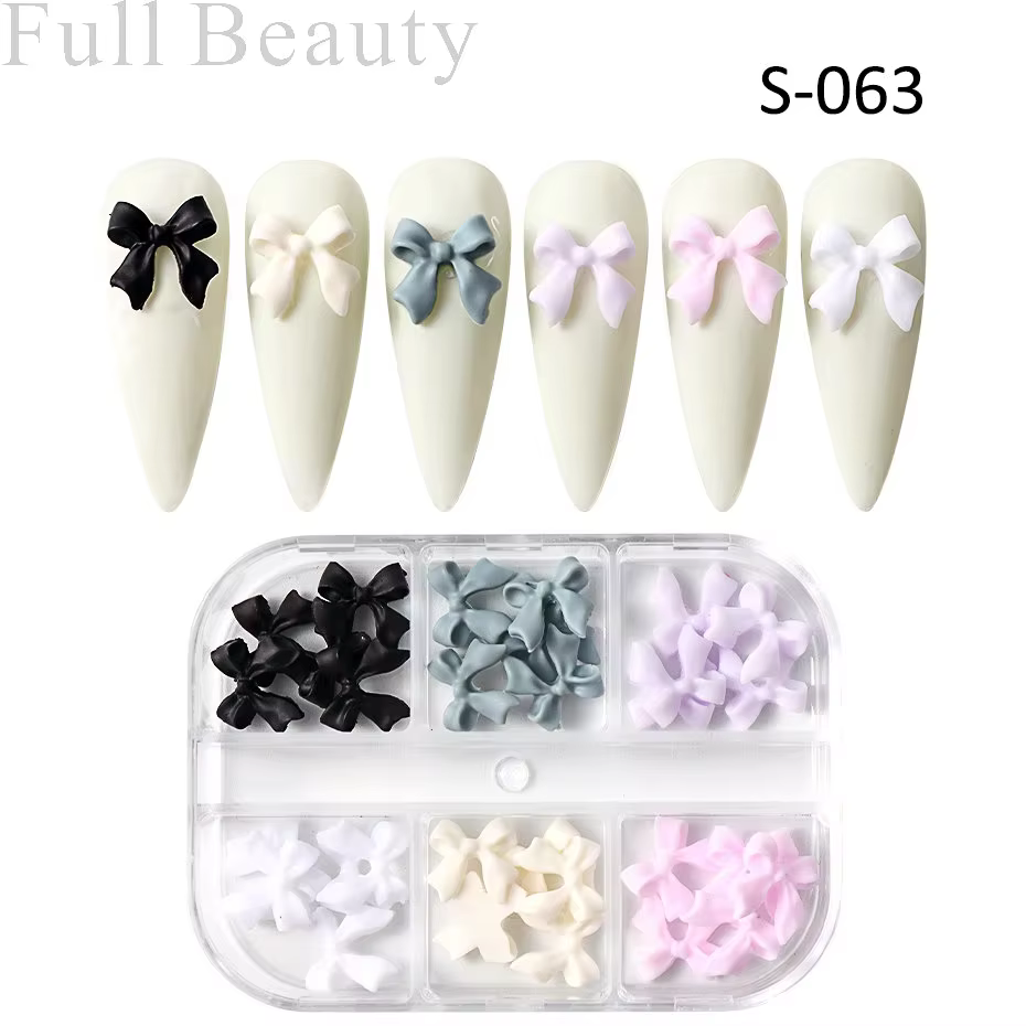 Breloques de luxe pour ongles, nœuds japonais mignons, décoration, pièces de ruban Kawaii, figurines