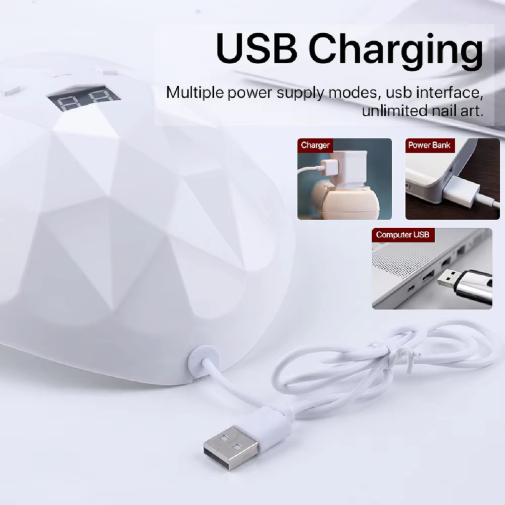 LINMANDA lampe à ongles 88W 18LED lumière Uv pour ongles lampe de durcissement 3 réglage de la minut