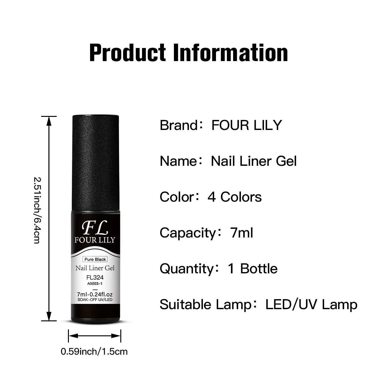 Kit de vernis à ongles Gel, noir, blanc, or, argent, fournitures pour ongles français, Design UV/LED