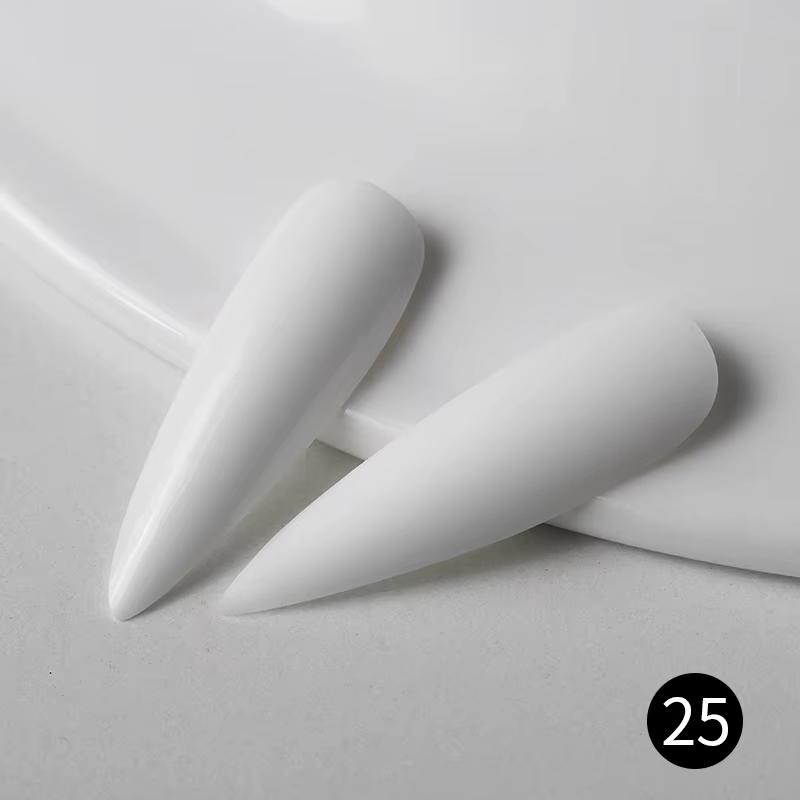 MSHARE Gel français ongles conseils Super blanc Poly acrylique Gel pour Extension d'ongles cristal U