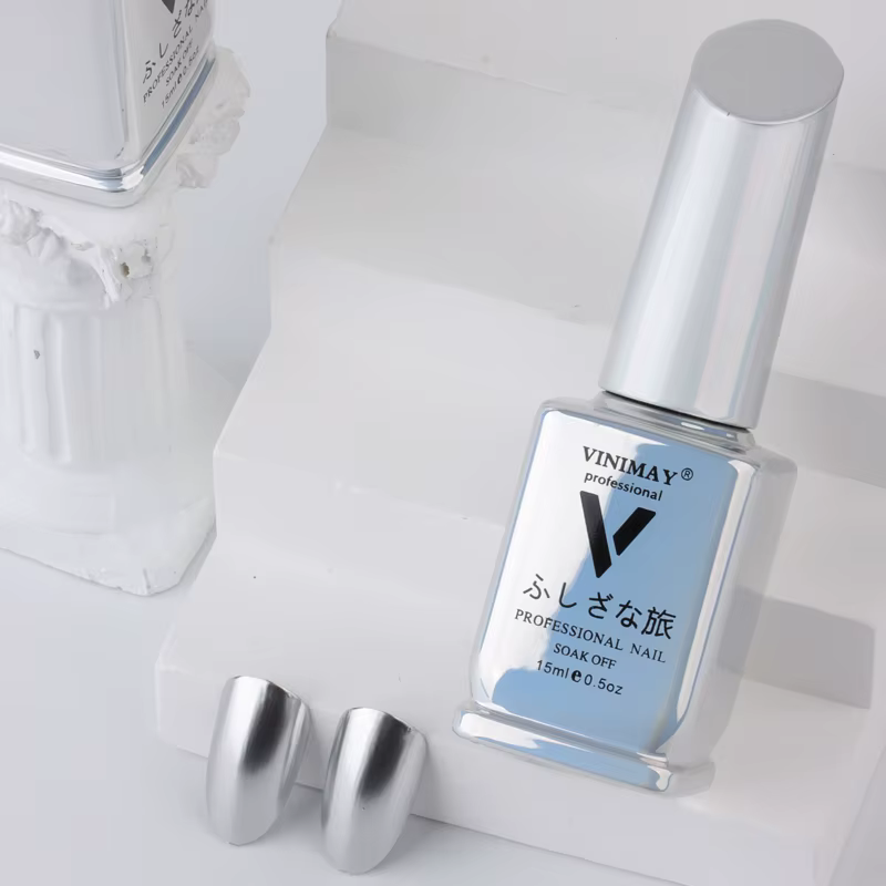VINIMAY nouveau 2023 miroir métallique argent peinture à ongles Gel vernis à ongles tremper UV Gel v