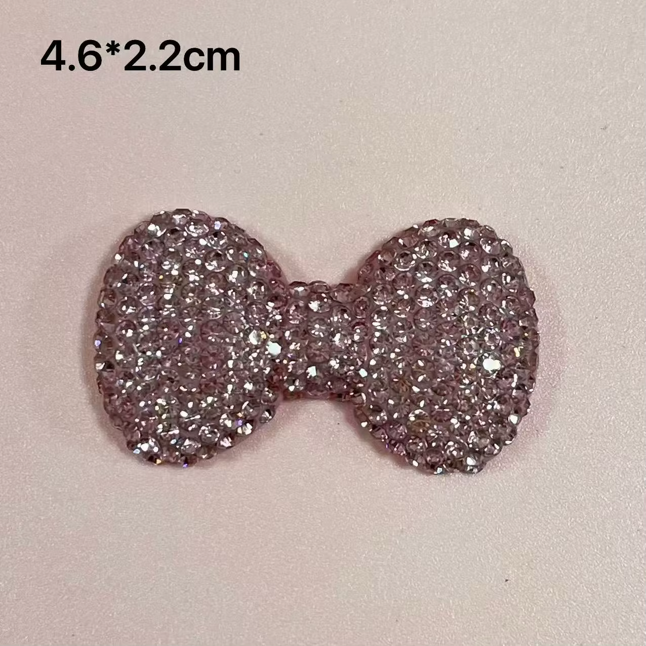 Créatif rose strass eau fluide gouttelette coeur miroir plein diamant nœud papillon connecté étoile