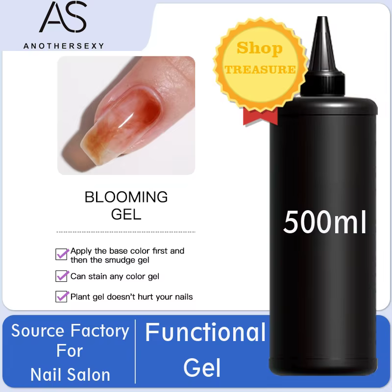 AS 500ml haute qualité Nail Art tremper UV/LED sans essuyer couche de finition Gel vernis Base mante