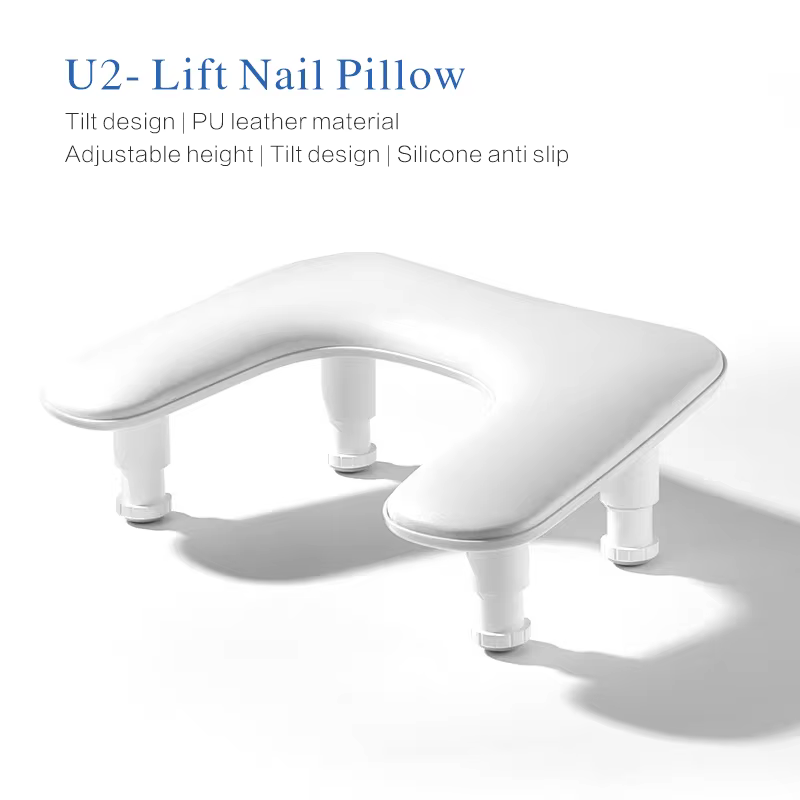 Coussin de manucure, réglable en hauteur U2, adapté pour la pose des mains, équipement pour la manuc