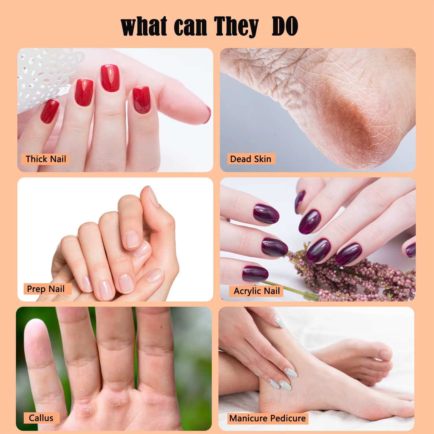 100/50/25 pièces bandes d'anneau de ponçage des ongles manucure électrique forets à ongles 80/120/18