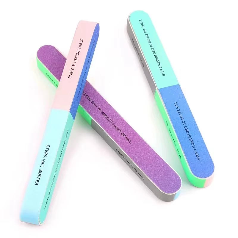 1/3/5 pièces tampon de vernis à ongles Nail Art limes de ponçage bloc tampon manucure pédicure outil