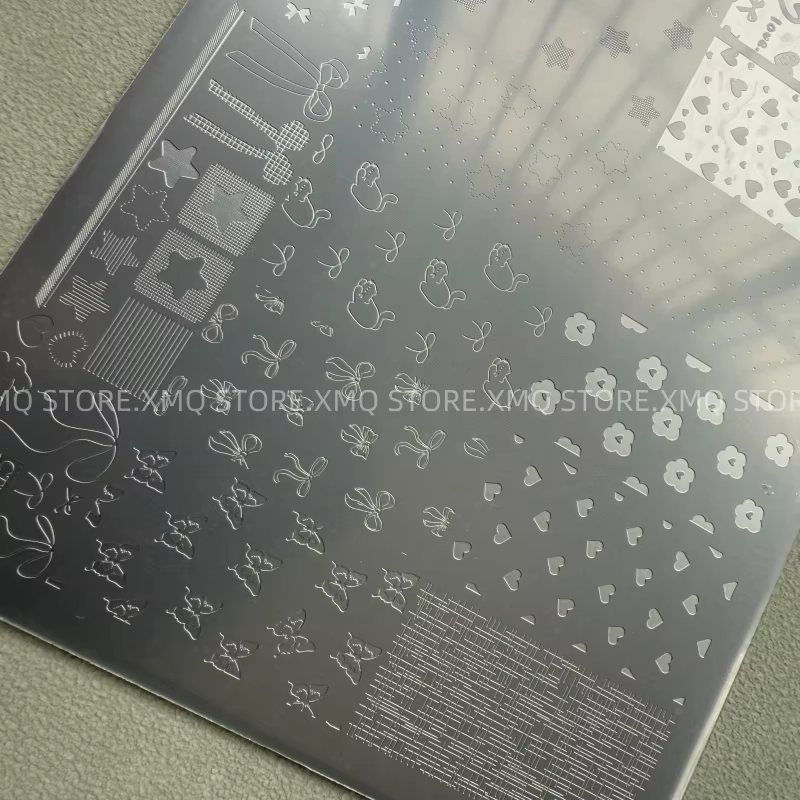 XMQ NAIL ART STAMPING PLATES STAR HEART TEMPLATES
