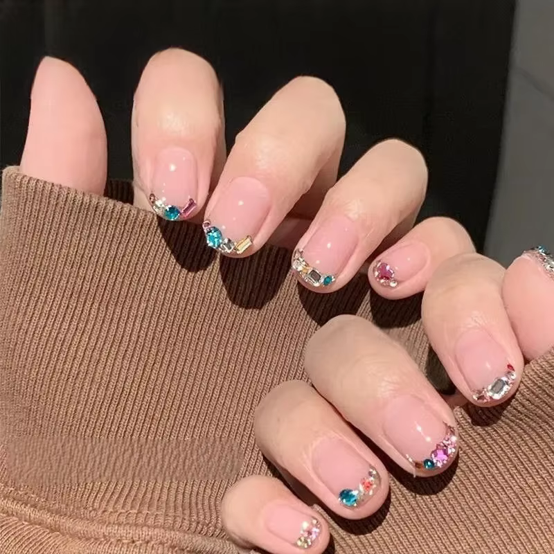 Mini strass colorés pour ongles, breloques pour Nail Art, étoile 3D, diamants, cristal, dos plat, ge
