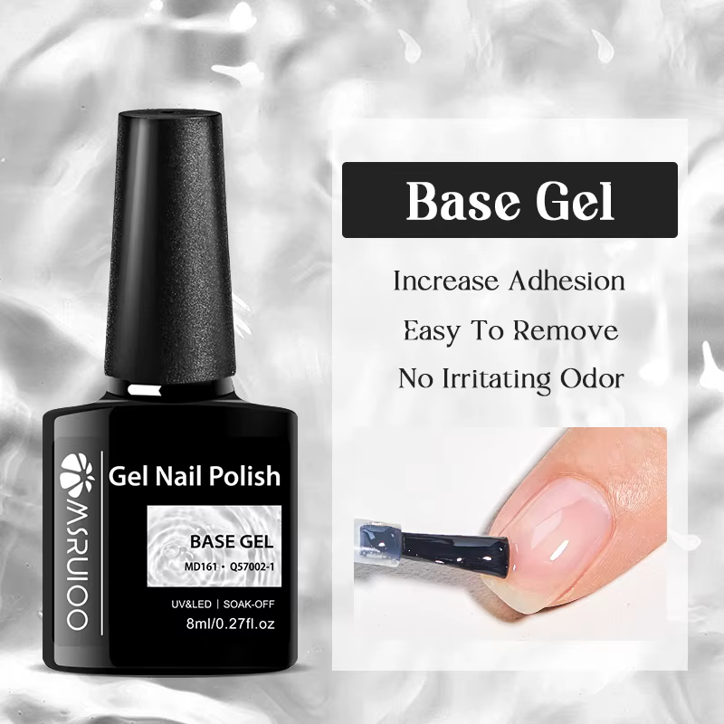 MSRUIOO 8ml couche de finition Gel vernis Semi Permanent tremper Gel UV LED vernis à ongles Gel de B
