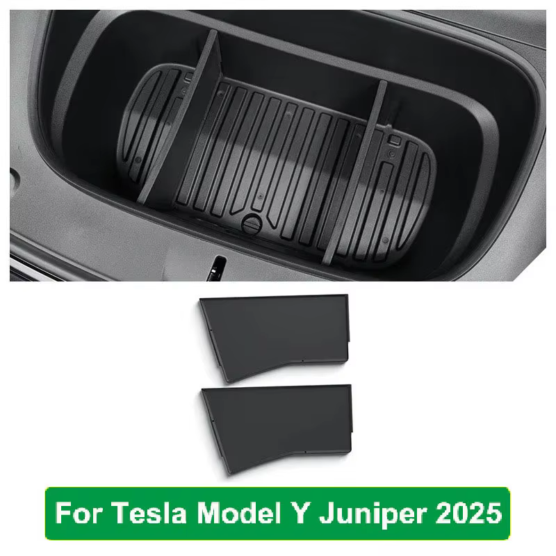Pour Tesla nouveau modèle Y Juniper 2025 lancement 2026 tapis de coffre avant panneau de séparation 
