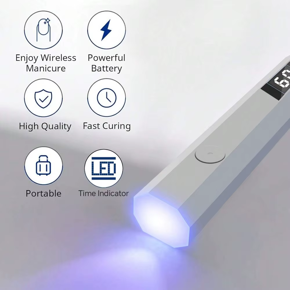 LINMANDA Minicure lumière UV portative pour ongles en Gel lampe à ongles UV Portable lampe à ongles 